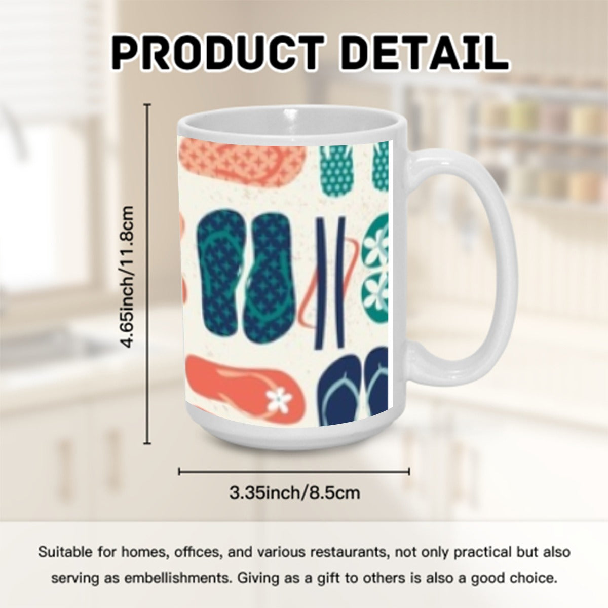 Slippah's 15OZ Mug Printed in USA