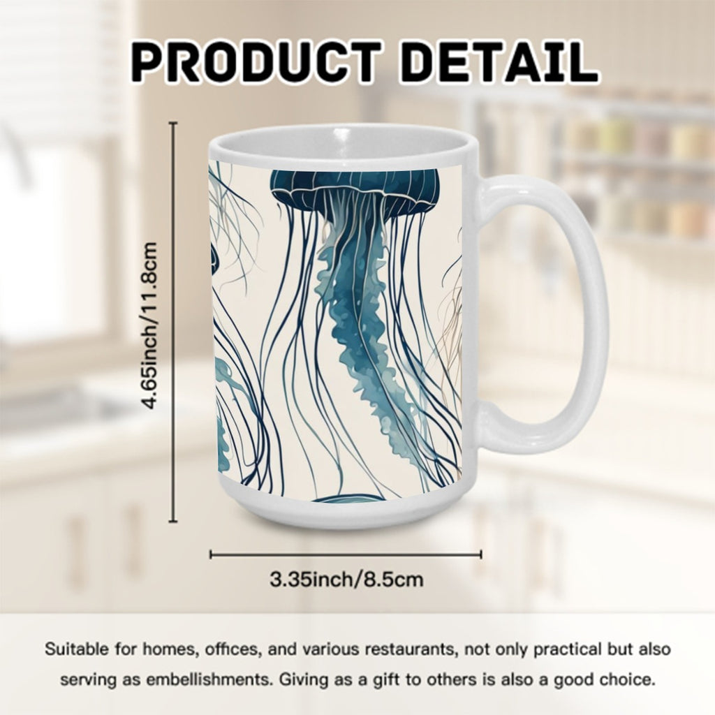 Jellyfish 15OZ Mug Printed in USA