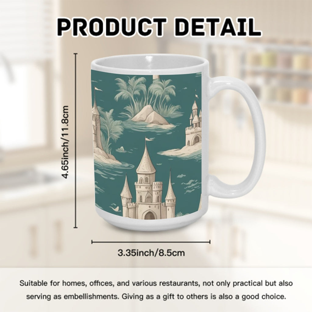 Sand Castles 15OZ Mug Printed in USA