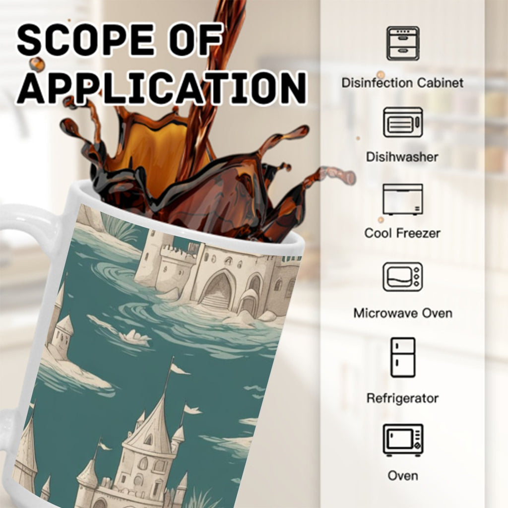 Sand Castles 15OZ Mug Printed in USA