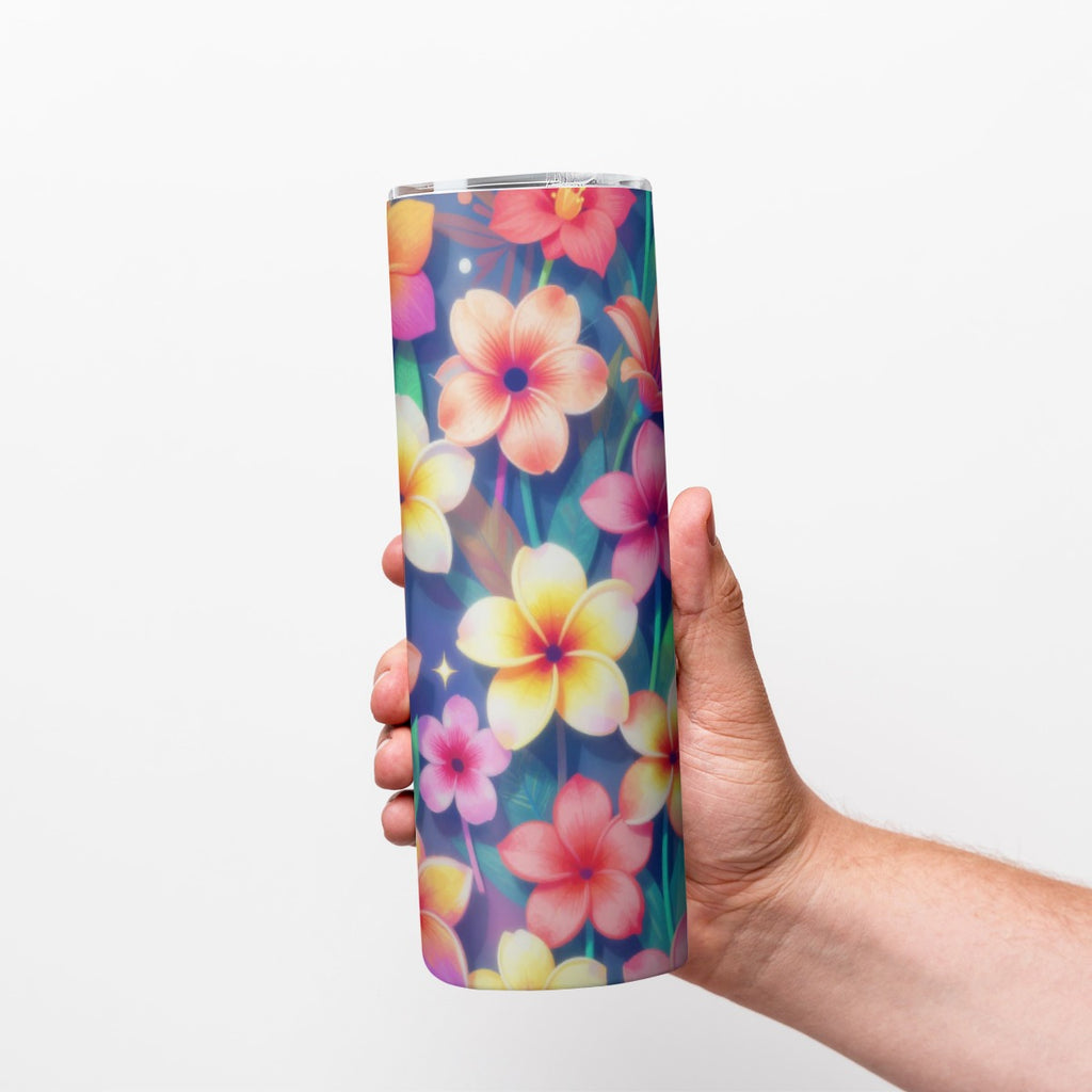 Tropical brights 20OZ Straight Cup With Sliding Lid Printed in USA
