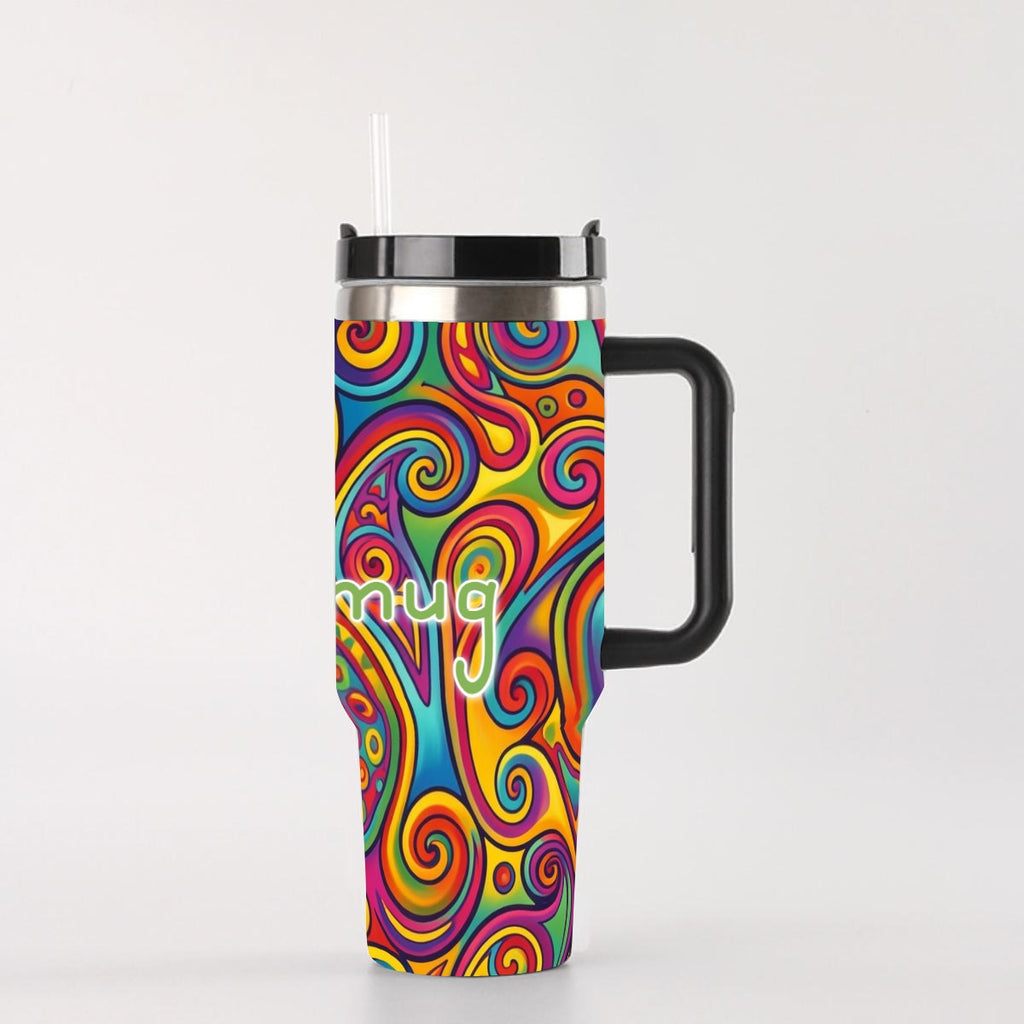 "My trip mug" 40 oz Tumbler With Handle Printed in USA