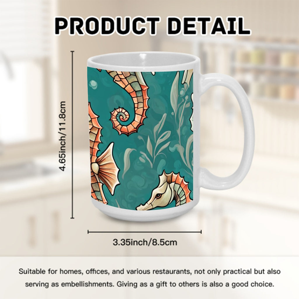 Seahorse 15OZ Mug Printed in USA