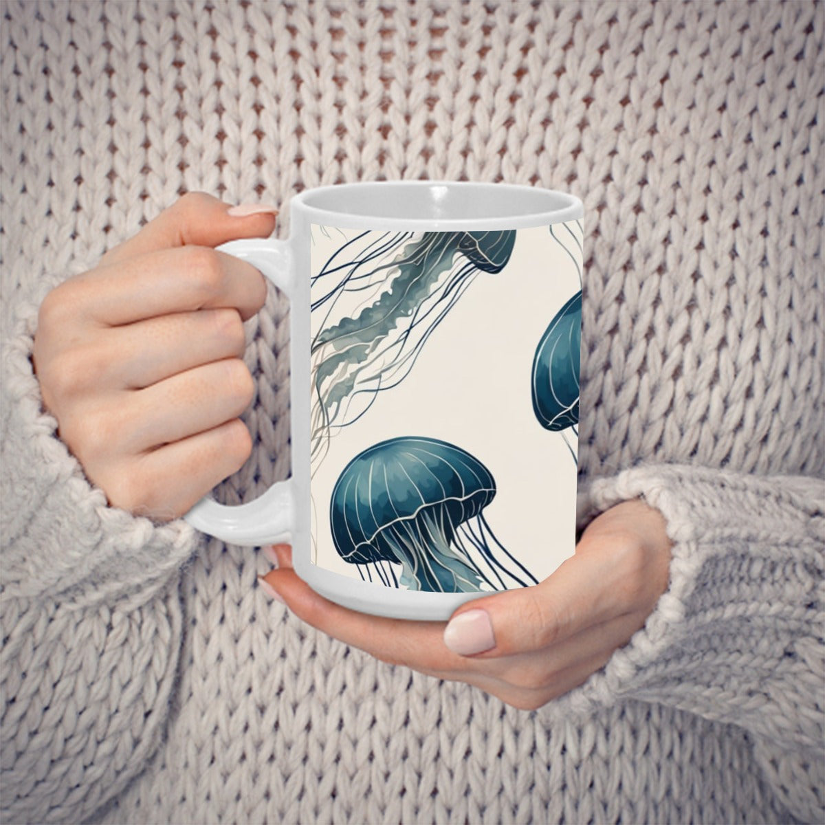 Jellyfish 15OZ Mug Printed in USA